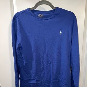 Polo By Ralph Lauren Blue Long Sleeve Tee